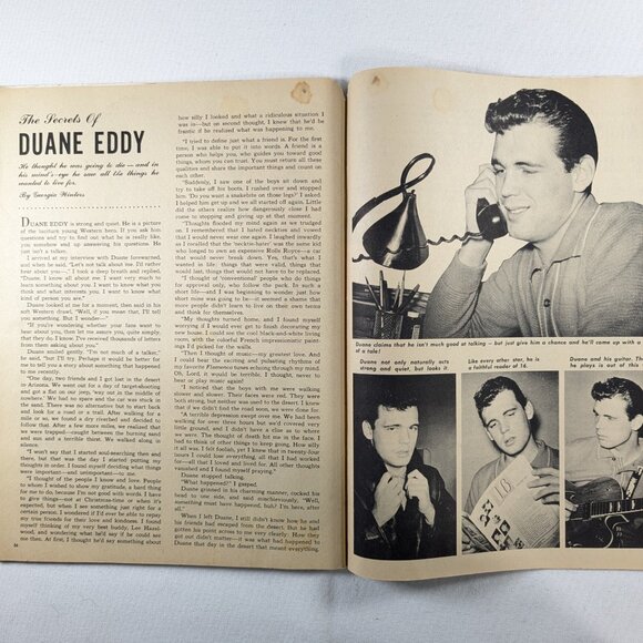 April 1960 vintage 16 magazine Win a Hollywood date with Fabian - Picture 6 of 11
